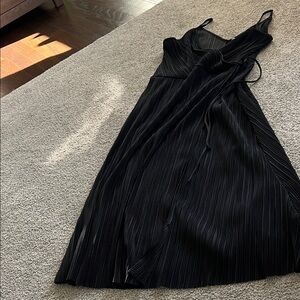 H&M Black Midi Dress